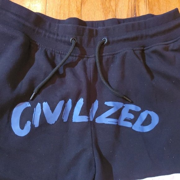 Civilized Men's Soft Sweatpants jogger size XL Muticolor Color block - Picture 2 of 9